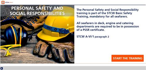 stcw basic safety training course online|Safety and Social Responsibilities (PSSR) course .